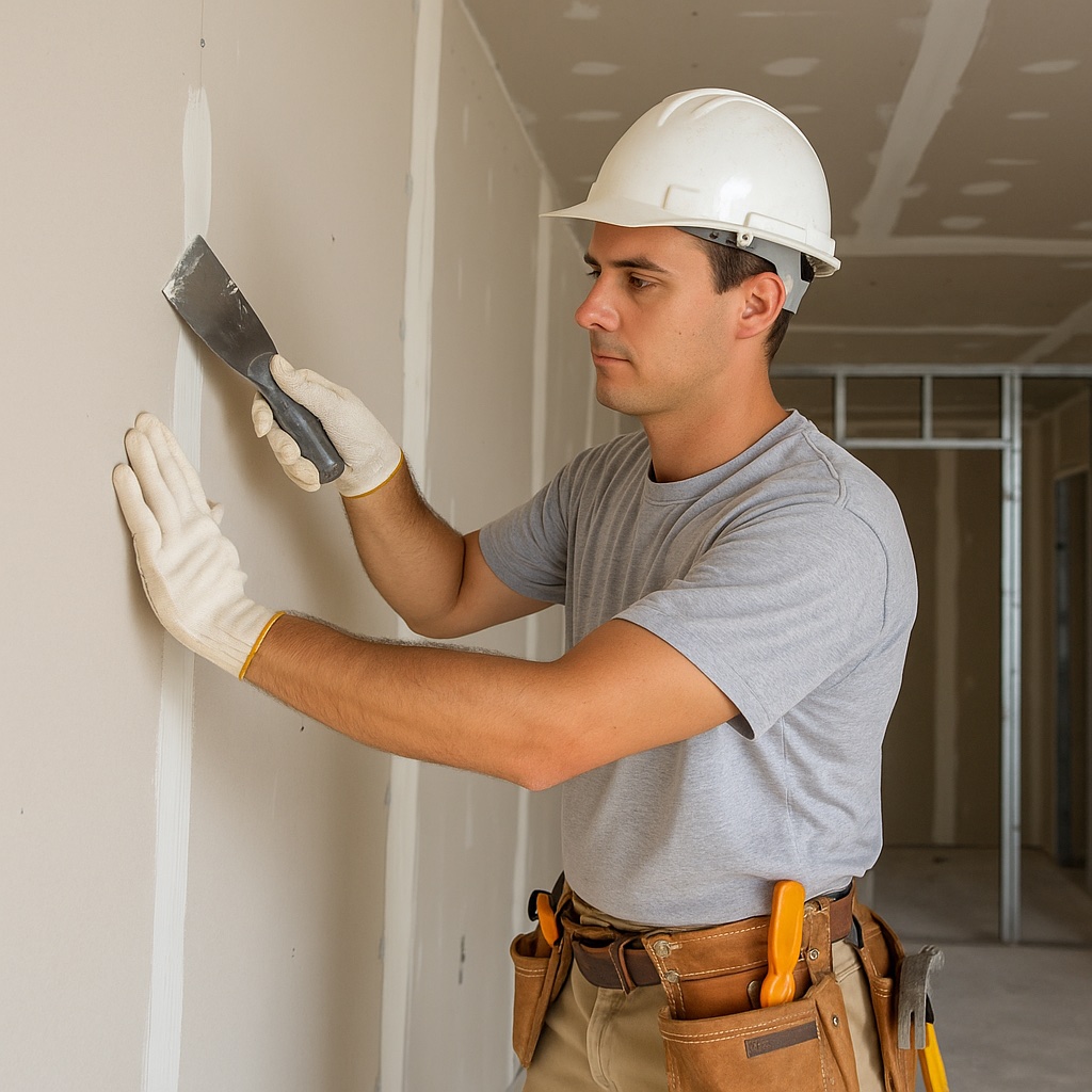 drywall-installer-plaster